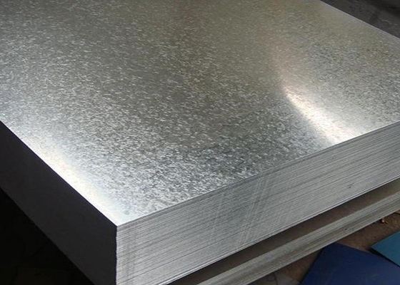 Zero Spangle Galvanized Iron Sheet 28 Gauge Corrugated Steel For Roofing